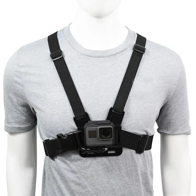 Imbracatura per montaggio su cinghia toracica Supporto per corpo Chesty per GoPro Hero 13 12 11 10 9 8 7 SJCAM SJ4000 AKASO insta360 DJI Osmo Action Camera