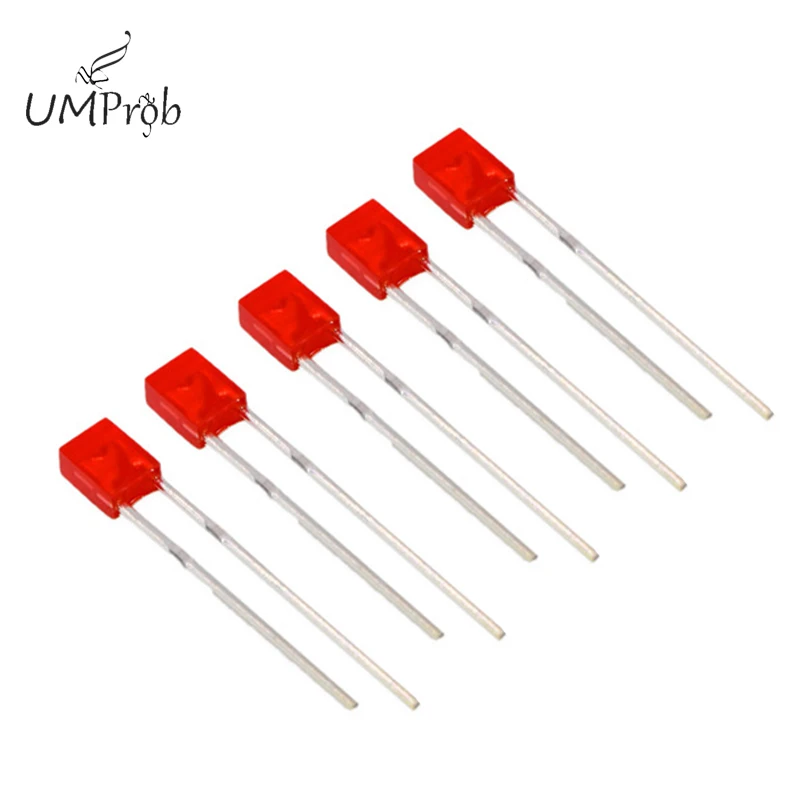 100 Cái/lốc 2X3X4 Vuông 5 Màu Ngắn-Chân Váy Kiểu Sáng Đèn LED LED Trong-Dòng Hạt Đèn