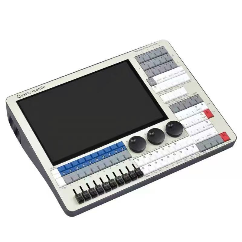 Мини-кварцевая мобильная консоль Titan DMX, контроллер сценического освещения, встроенный аккумулятор, сенсорный экран, подключение Wi-Fi, профессиональный,