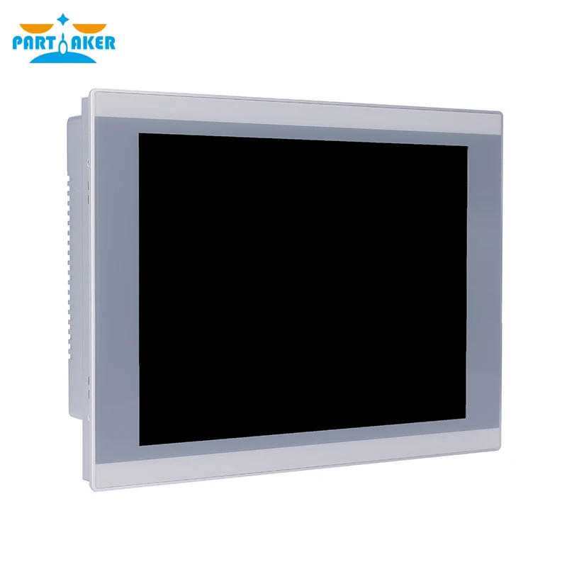 Partaker 12.1 Inch Industrial Panel PC All-in-One J6412 J1900 i7 i5 i3 10-Point Capacitive Touch IP65 Fanless Computer Win10 Pro