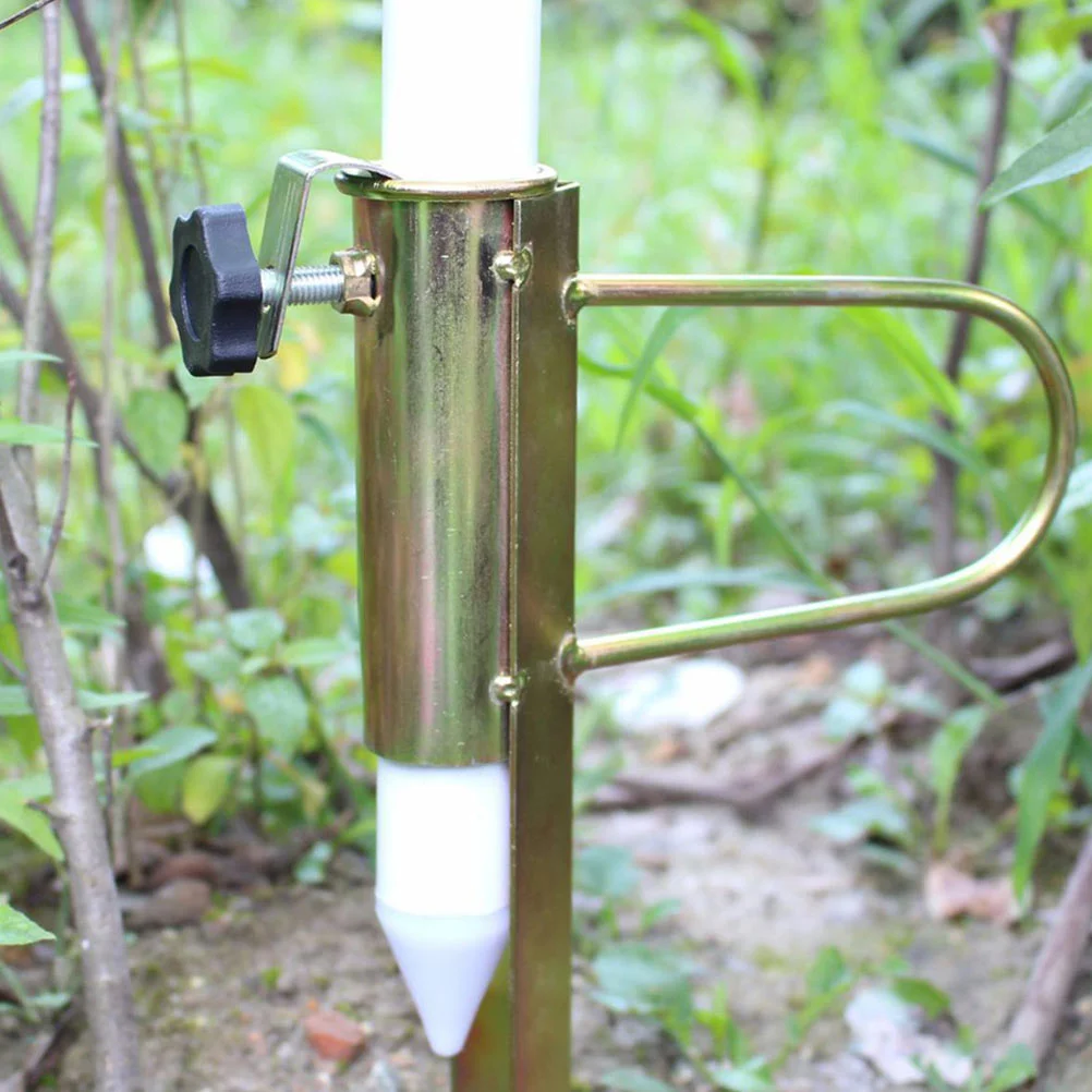 Ombrellone da spiaggia Ancoraggio Supporto per parasole Supporti di fissaggio per tende Tende da esterno Basi per sabbia Supporto per picchetti in acciaio