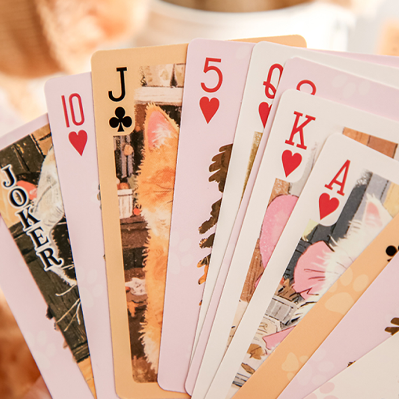 Mr Paper 55Sheets/box Adorable Party Series Playing Cards People's Fun Cards Card Games DIY Entertainment