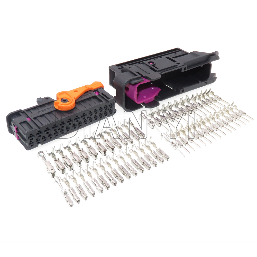 1 Bộ 28 Đường Ô Tô Unsealed Adapter 1K0937722 1K0837702 Tự Động Tổng Hợp Cổng Kết Nối 1813113-1 1813108-1 Dây cáp Ổ Cắm