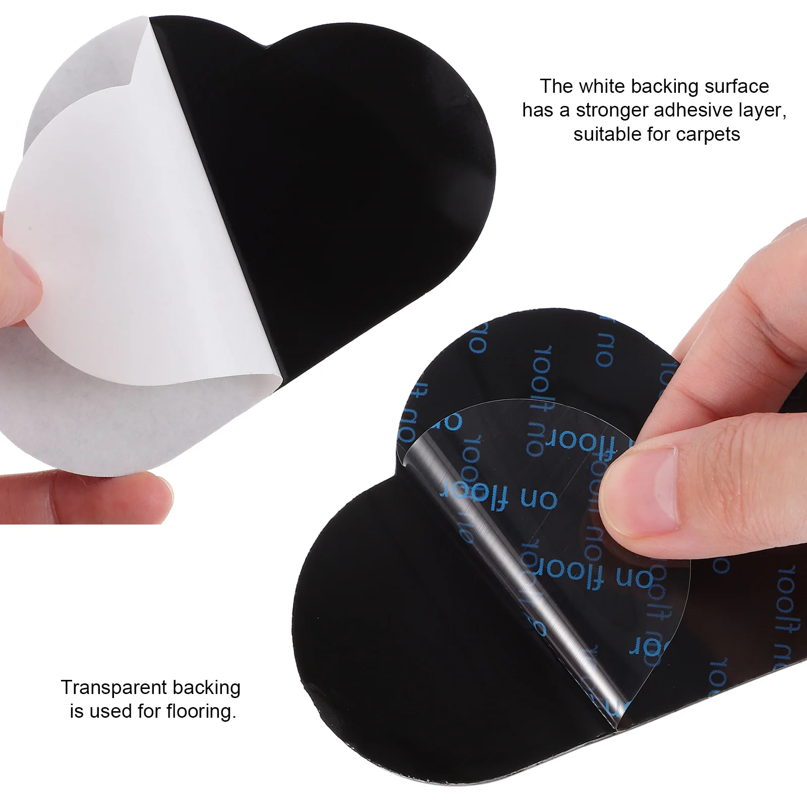 16Pcs Carpet Gripper Pads Rug Tape Stickers Heart Cloud Shape Non Slip Rug Holders for Hardwood Floors Tiles Non Slip