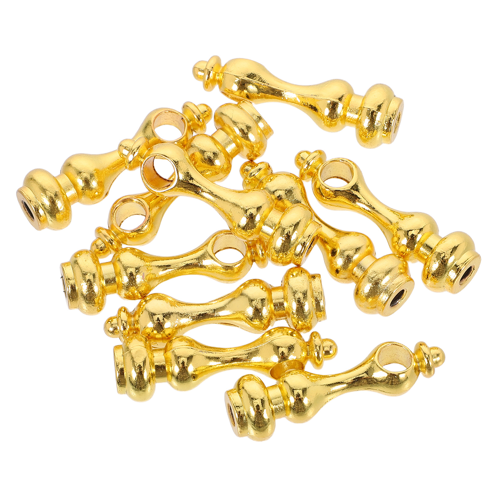 10 Stück Metall Galerie Spindeln Glas Geländer Pfostenkappe Möbel Hardware Zubehör für Weinschränke Servierwagen