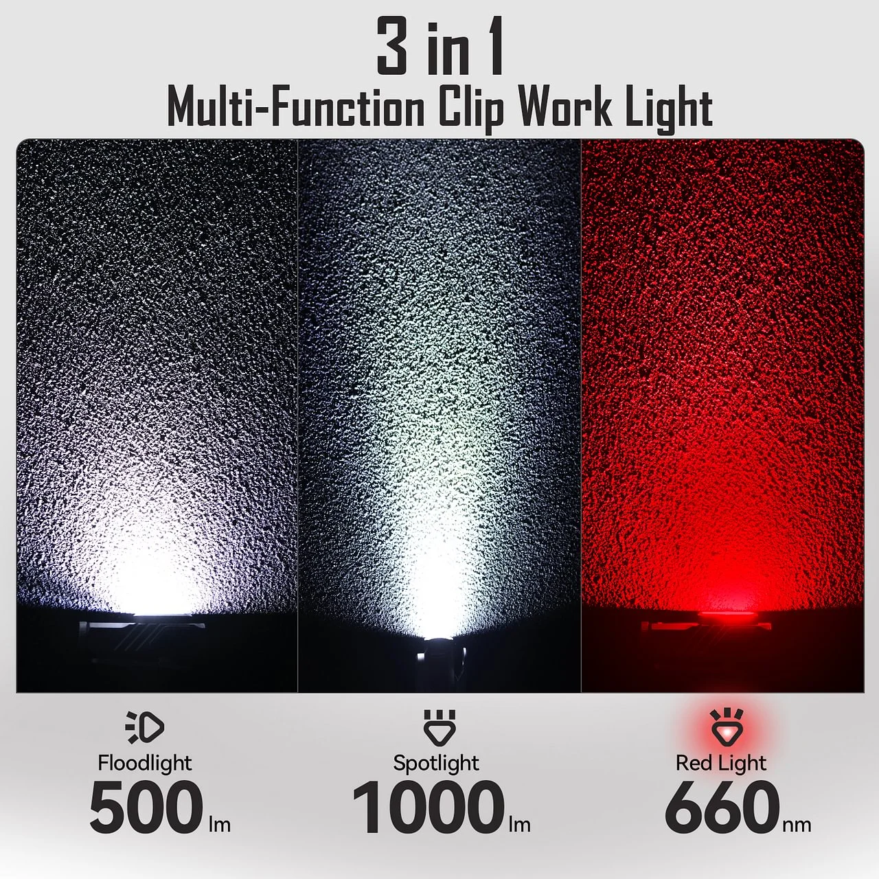 SOFIRN Mini ST10 1000LM EDC Flashlight USB C 14500 Rechargeable with Red Light 660NM Magnetic Tail & clip Dual Switch Torch