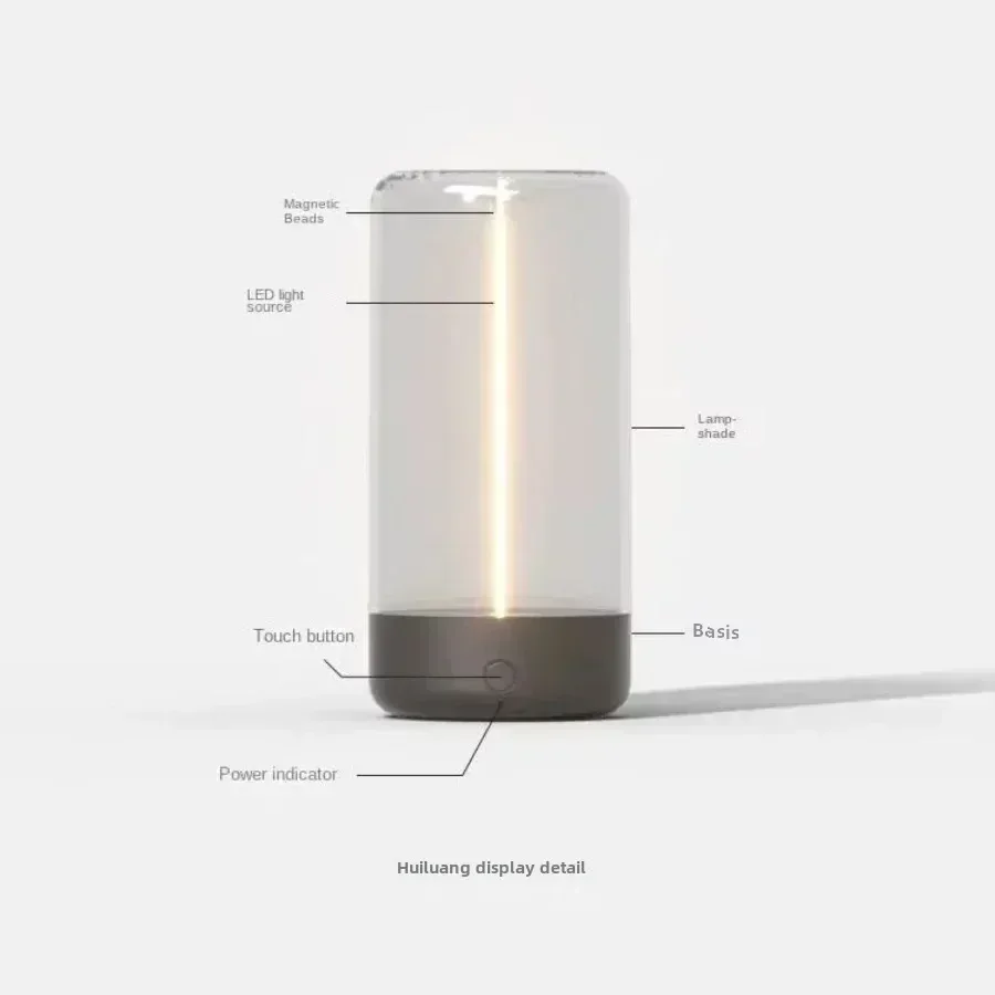 Xiaomi MIJIA Portable wireless night light Type-C charging,eye protection function,suitable for family bedroom,camping LED light