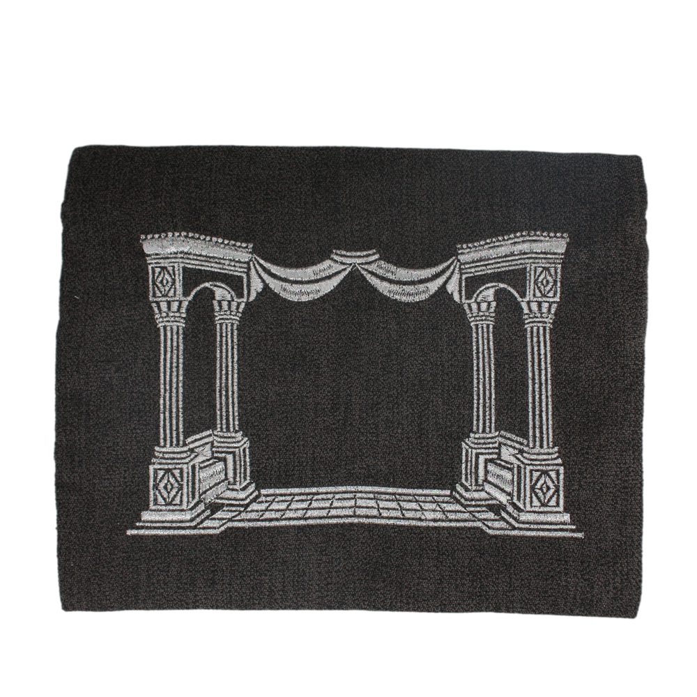 Tefillin saco de linho para tallit com design de casa bordado presente judeu hanukkah