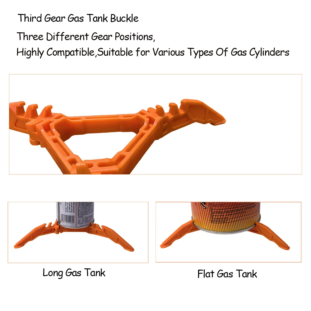​ ​ ​ ​ ​ ​ Soporte portátil para recipiente de gas ​ ​   Trípode Universal con marco plegable para acampar al aire libre, tanque de Gas, soporte de Base para estufa, suministros para acampar