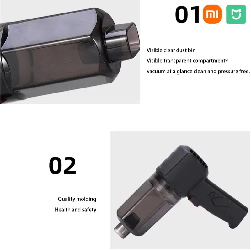 Xiaomi 12000pa espanador de ar elétrico ventilador substitui spray de ar enlatado para pc computador teclado mais limpo ar comprimido pode poeira