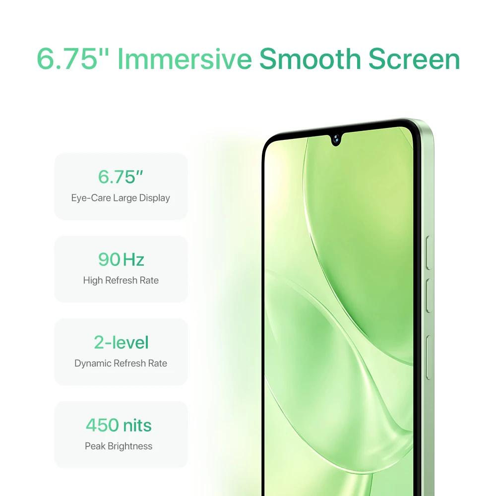 [World Premiere] UMIDIGI G9 5G Smartphone 5G Android 14  8-Core 6GB 128GB 6.75” 90Hz HD+ 50MP 5000mAh 18W Charging 5G cellphone