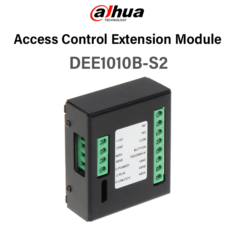 Dahua DEE1010B-S2 Toegangscontrole Uitbreidingsmodule Voor Video-intercom Controle het tweede slot RS-485 Exit-knop VTO Accessoires