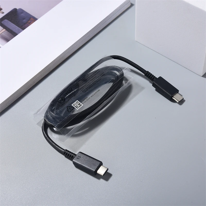 SAMSUNG 45W Super Fast Charger for Galaxy S24 S25 Z Flip Fold 6 5 4 S24 S23 S22 Note20 Ultra Plus A55 5A USB C to USB C PD Cable