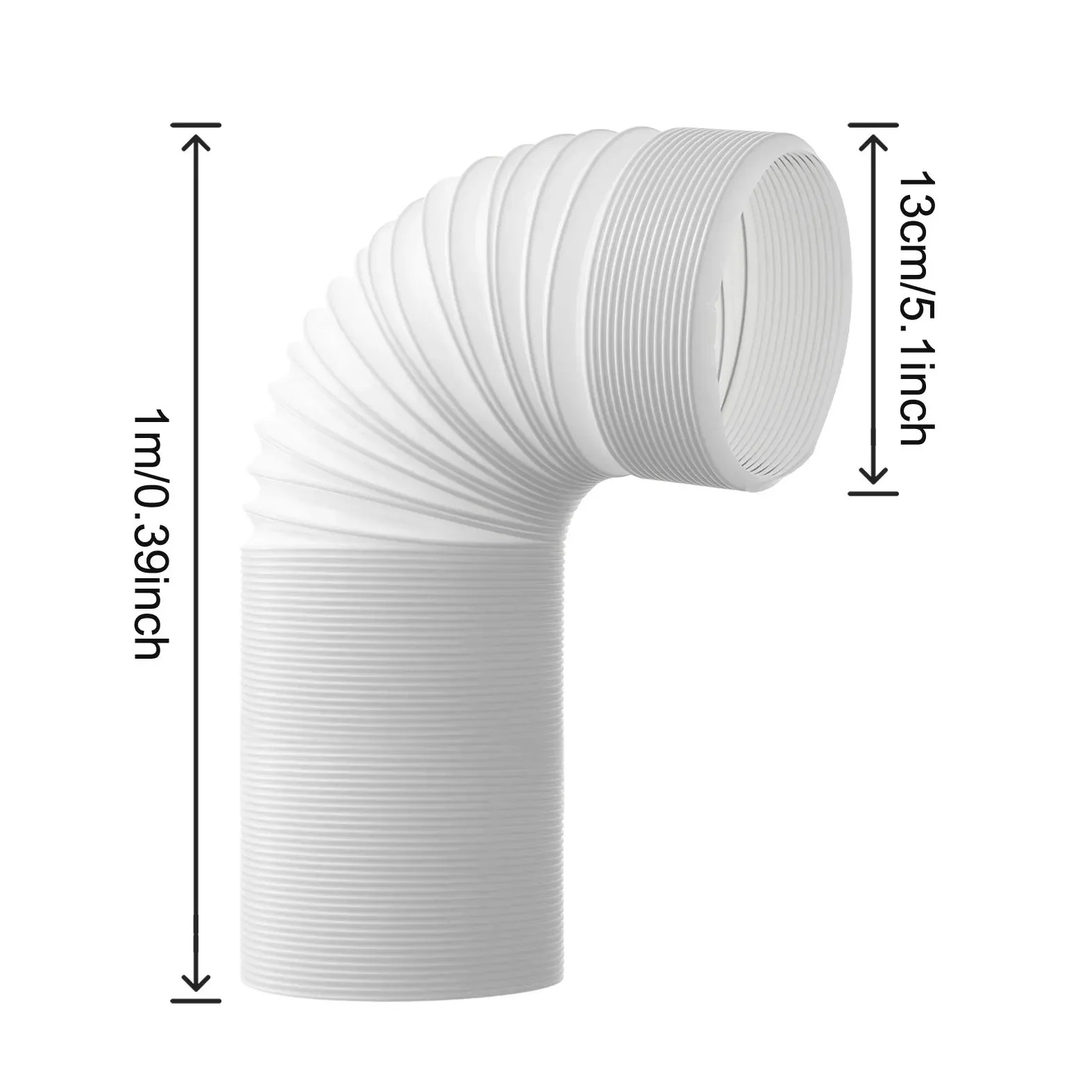 150/130MM wąż odpowietrzający wylot elastyczny mobilne akcesoria do klimatyzacji teleskopowa rura wydechowa ciepła zagęszczona rura wydechowa