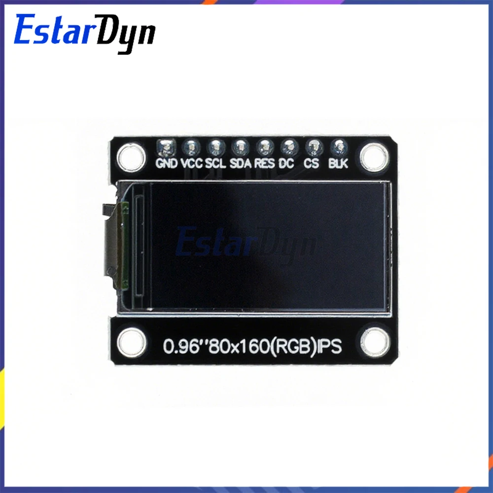 Módulo LCD a todo Color IPS 7P SPI HD 65K de 0,96/1,3 pulgadas ST7735 Drive IC 80*160 (no OLED) para Arduino