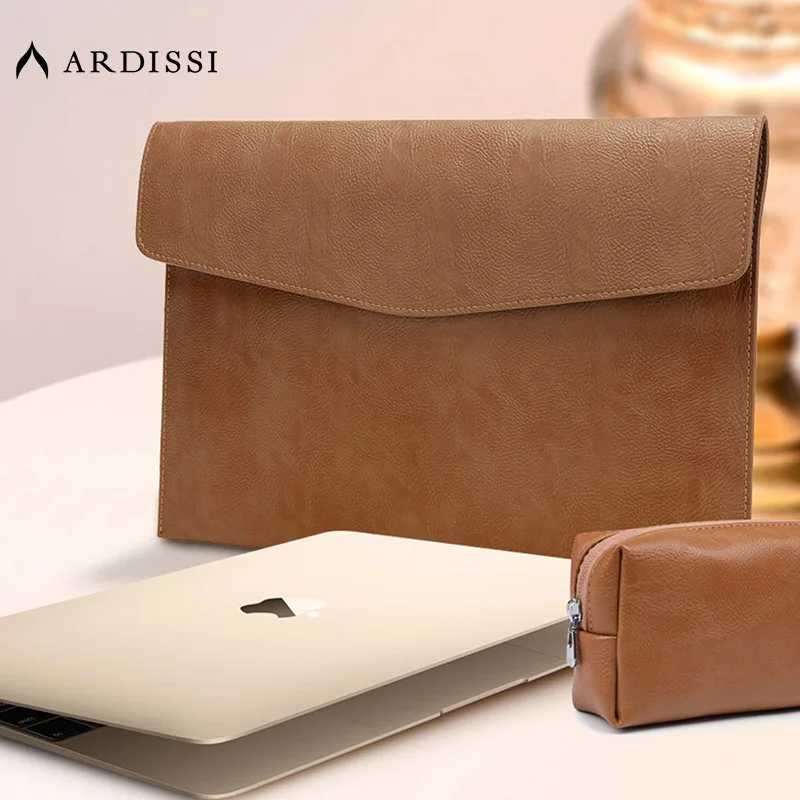Funda para MacBook Mac Book iPad) Air M1 M2 Pro 13 3 13,6 14 2 12 9 pulgadas funda de cuero carpeta para hombre 2022 2021 2020