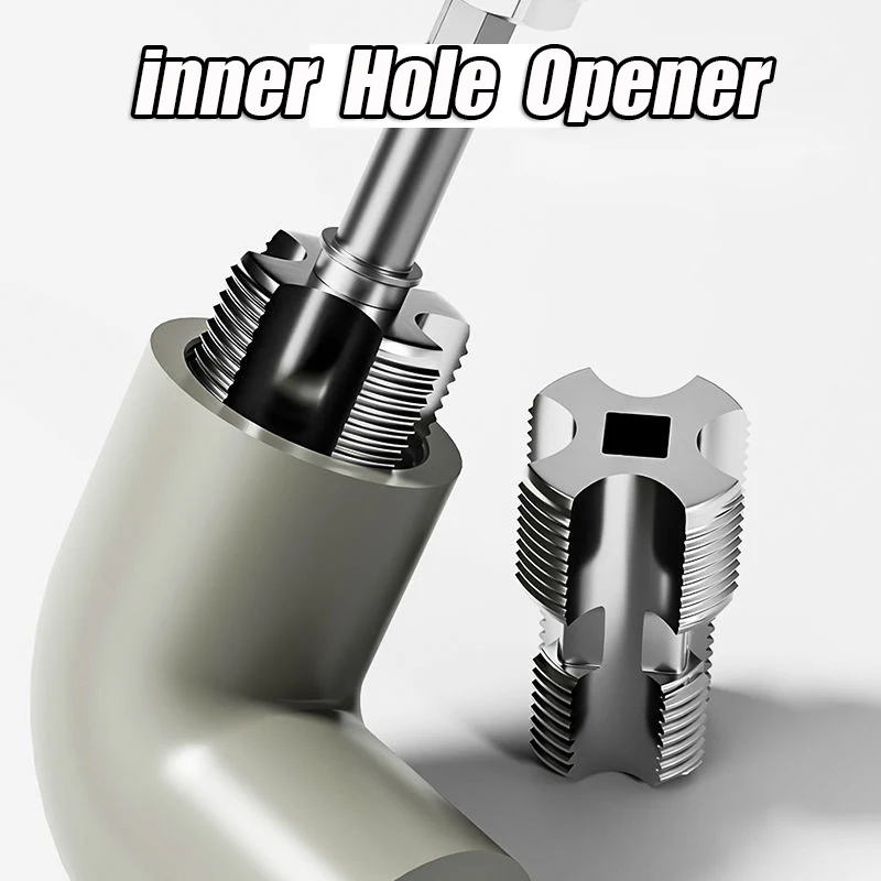 4 Points 6 Points PPR Water Pipe Internal Thread Opener For PVC Plastic Pipe Thread Tap Hand Electric Drills Hand Tools