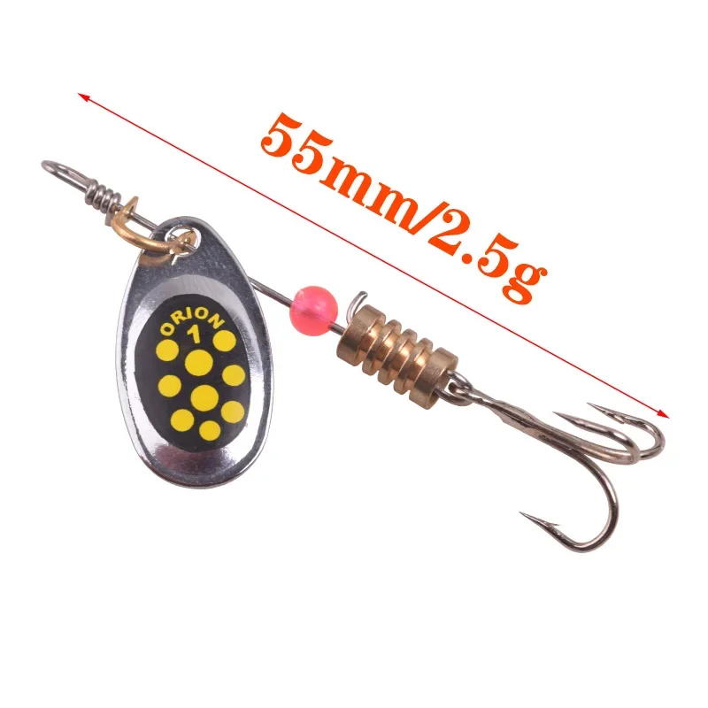 1 Chiếc 3.5G 5.5G Câu Cá Wobblers Cá Hồi Kim Loại Thìa Con Quay Mồi Jig Bay Nhân Tạo Mồi Với Móc Câu 3 swimbait Bass Giải Quyết