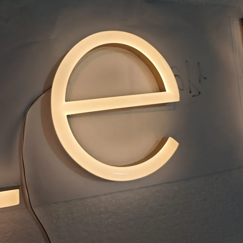 Factory outlet customized outdoor acrylic neon LED store sign exterior 3D LED letters custom open sign