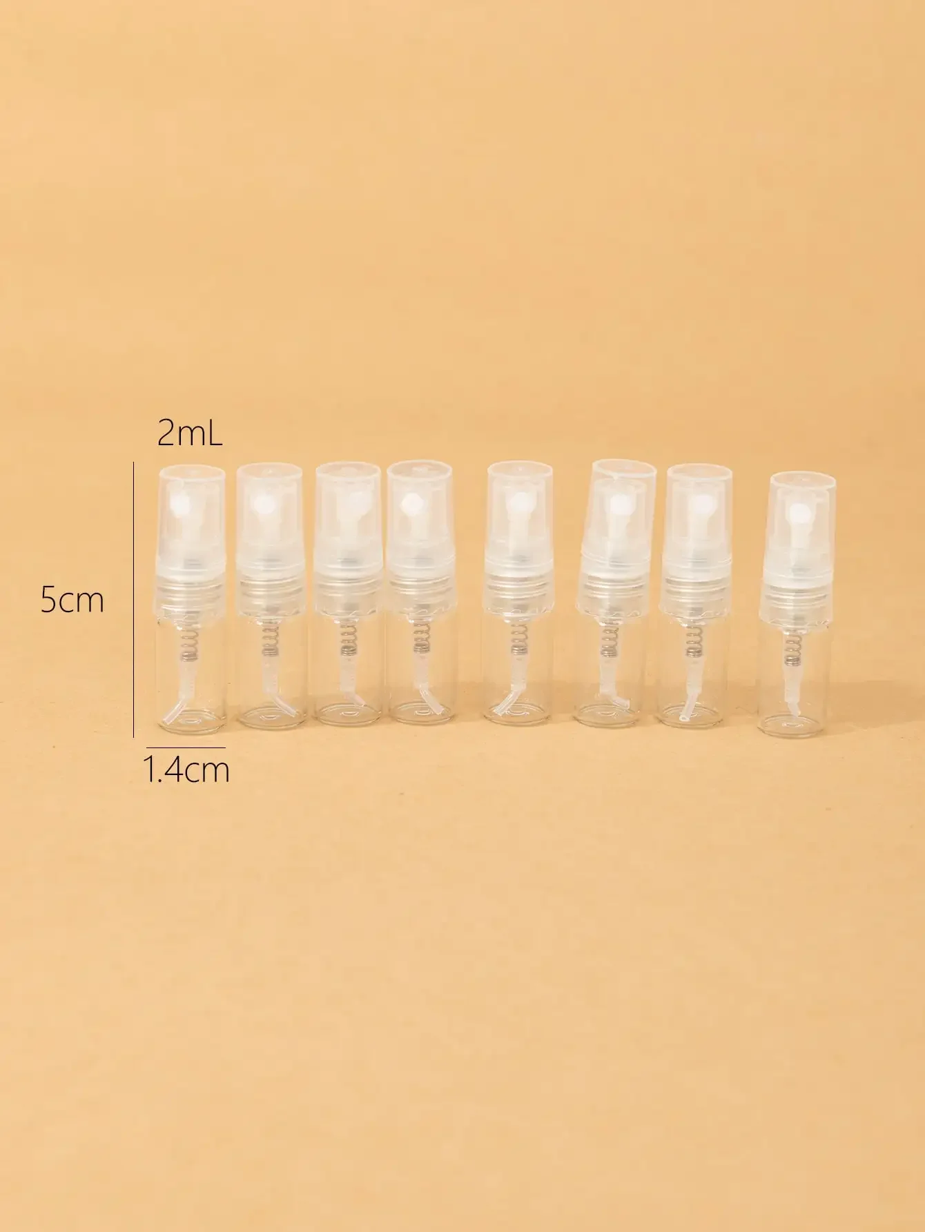 베스트 셀러 8/16/Piece 2 3 5 10ml 고품질 투명 유리 향수병 미니 울트라 파인 스프레이 병 휴대용 여행
