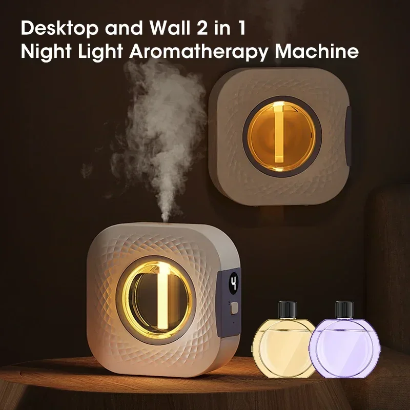 Smart Aromatherapy Machine Mini Plant Essential Oil Diffuser USB Aromatherapy Nebulizer Home Car Deodorization Air Purification