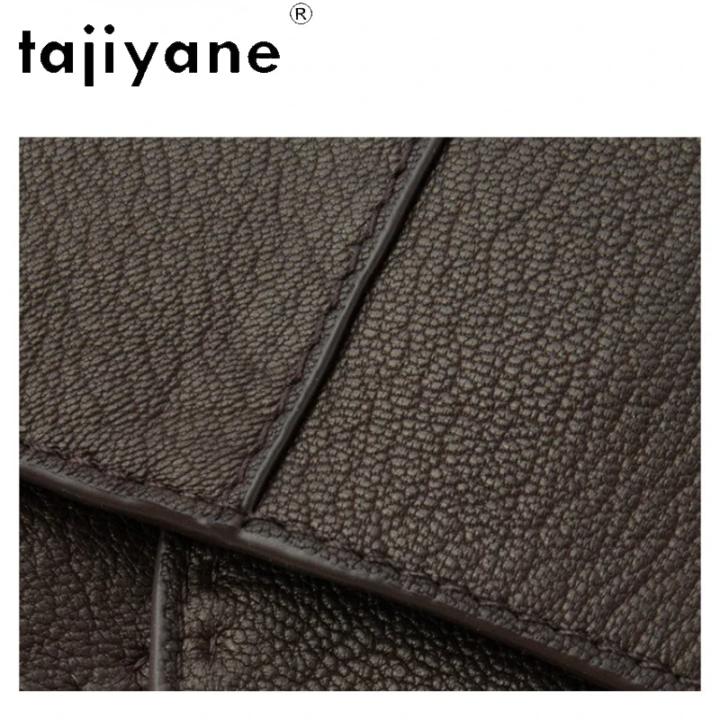 Tajiyane-女性用の本革ジャケット,本物のシープスキンコート,ショートコート,高品質,秋の服,ファッション,2024
