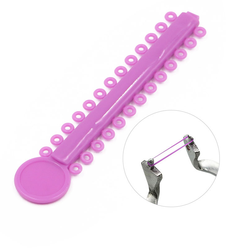 1040pcs 40Ties/set Dental Orthodontic Elastic Ligature Ties Bands For Dentist Braces Treatment Material