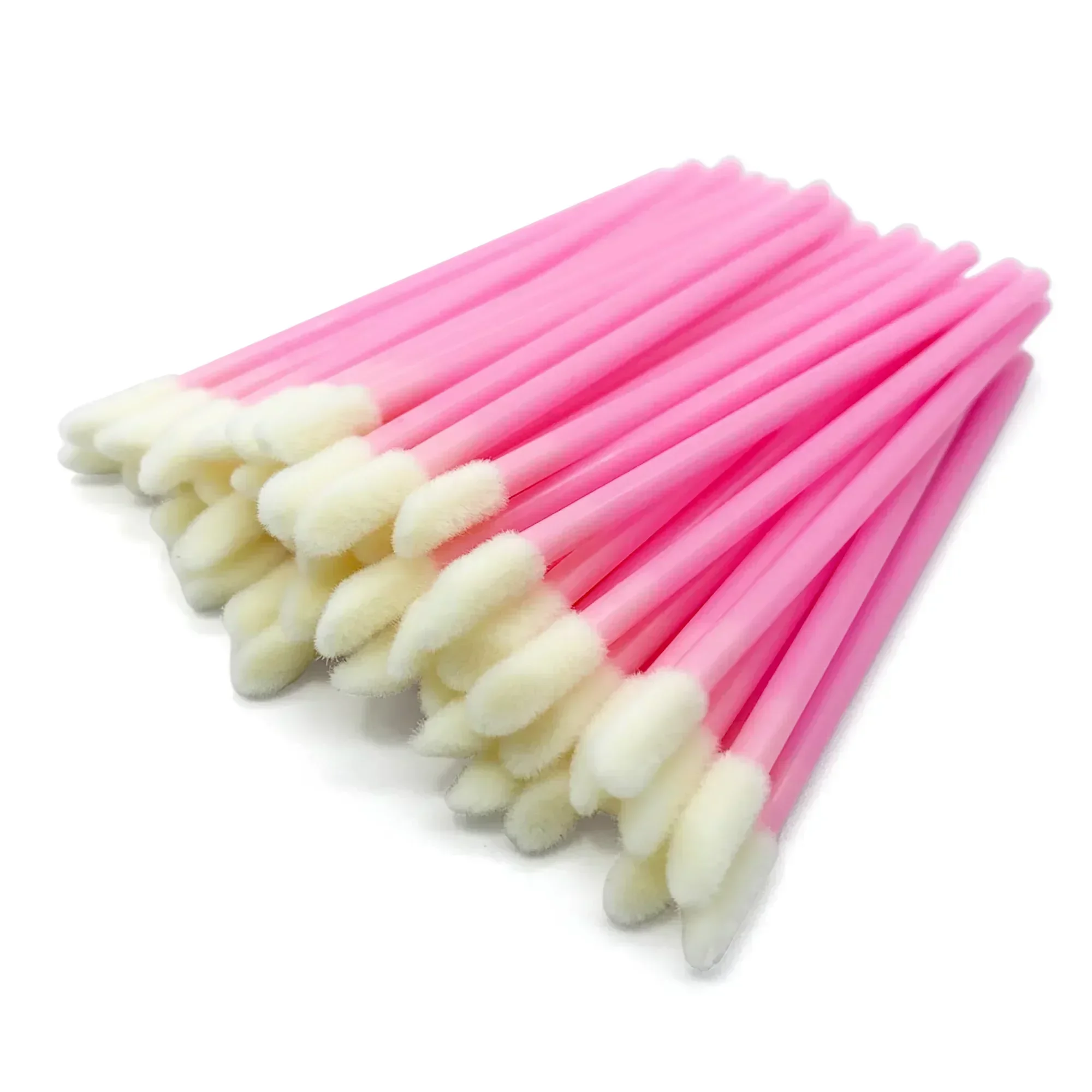 50 pz Spazzole per labbra usa e getta Applicatore per ciglia Bacchette per mascara Pennello Rossetti Bacchette Strumenti per il trucco Forniture per estensione ciglia