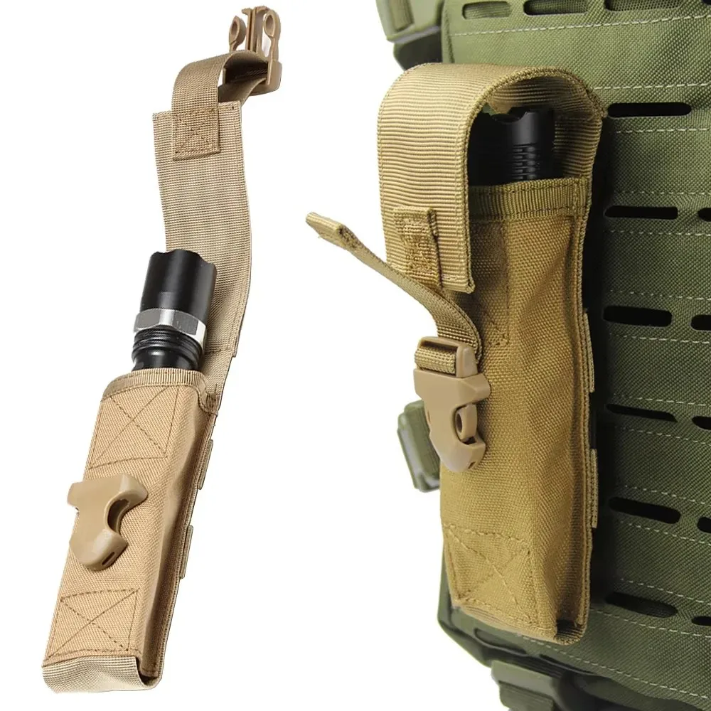 Outdoor Taschenlampe Tasche Multifunktionale MOLLE Nylon Taille Pack Gürtel Tasche Tasche Jagd Rucksack Zubehör