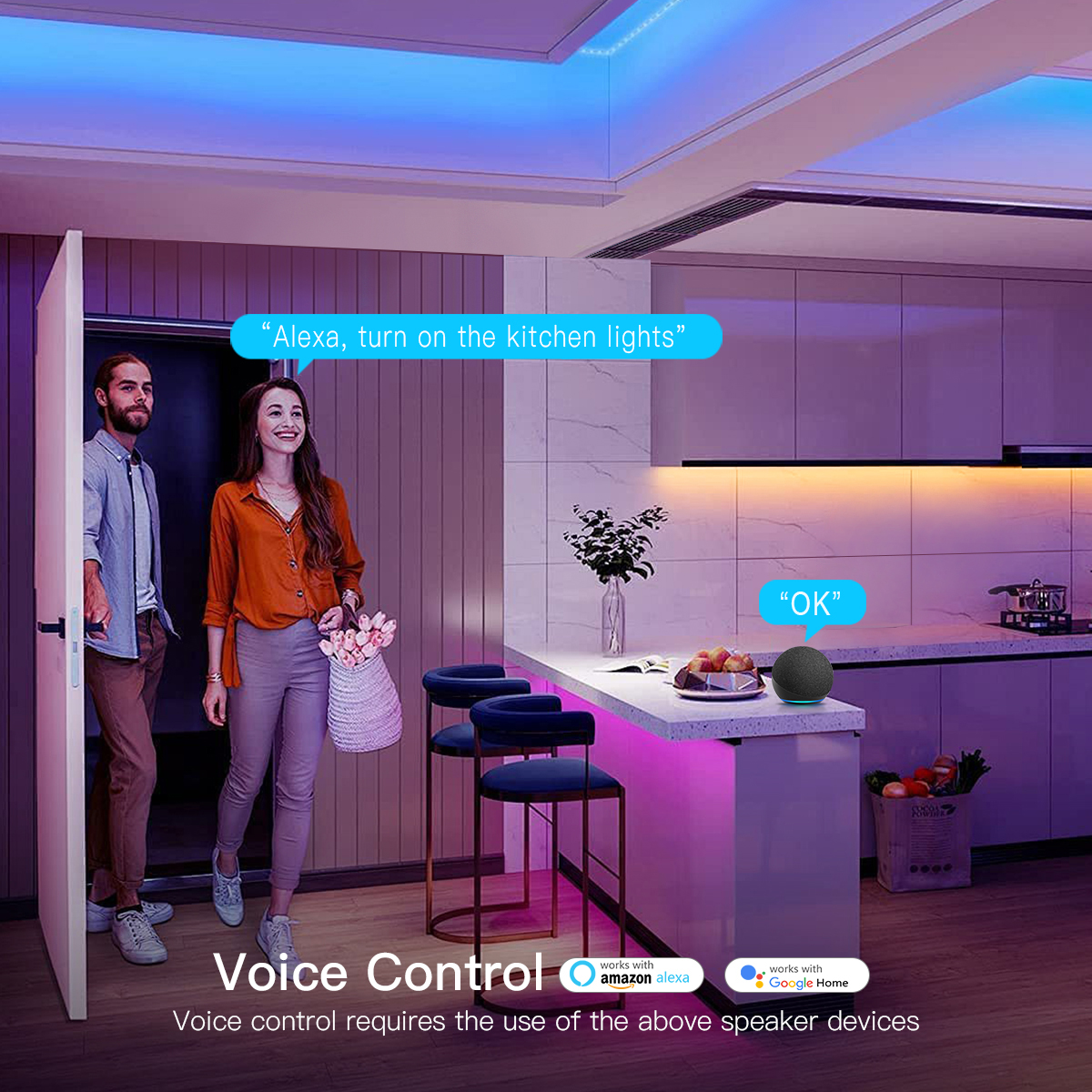 Smart RGB WIFI COB LED Streifen 1m 2m 5m Tuya APP Alexa Control TV Hintergrundbeleuchtung Raum Dekoration led Band Diode Flexible Band 5V USB