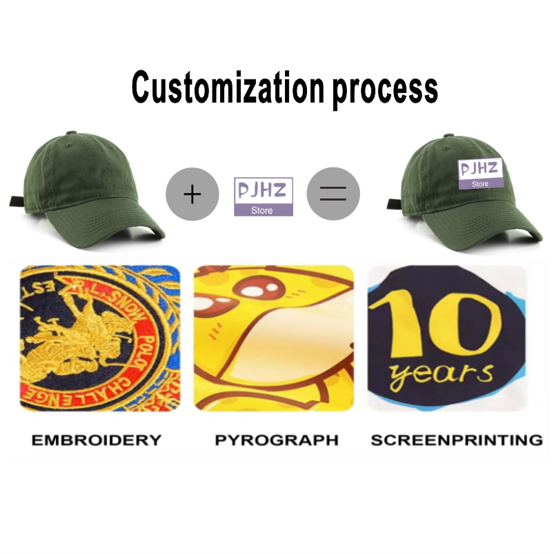 Washed Cotton Baseball Cap Sun Hat Duckbill Cap Spring And Summer Solid Color Casual Hat Custom Logo Print Embroidery