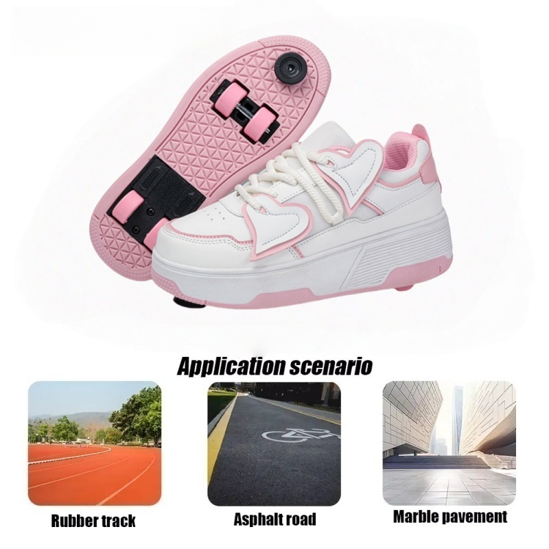 Rollschuh-Schuhe für Kinder, Herbst, Kinder, modisch, lässig, Sport, Spielzeug, Geschenk, Spiele, Jungen, 4-Räder, Turnschuhe, Mädchen, Wanderstiefel