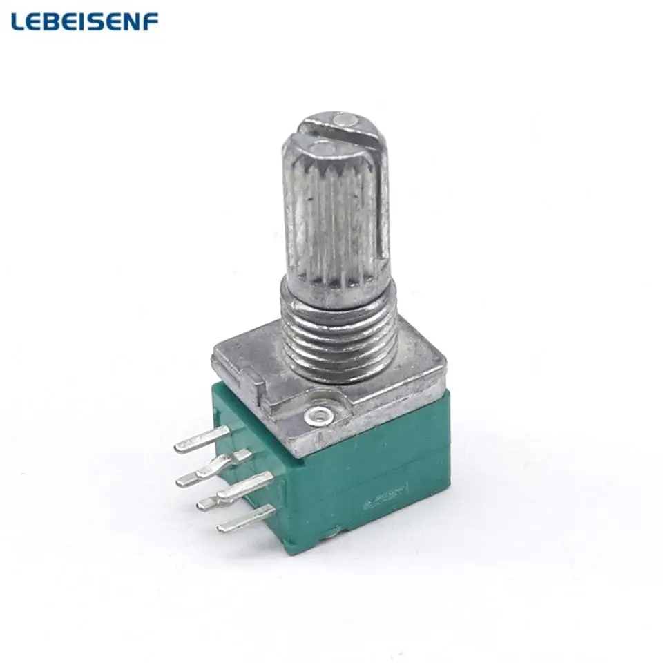 5 Cái/lốc Đặc Biệt Âm Thanh Cao Cấp 10% Đôi Chiết Áp RK097G A20K A50K A100K Tay Cầm Dài 15MM Hoa Trục