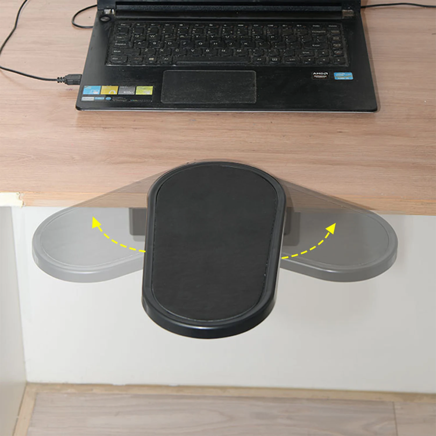 Computer Arm Rest Plastic Desk Elbow Support Pad Ergonomic Arm Rest Wrist Support Pad for Keyboard and Mouse Arm Rest Pad