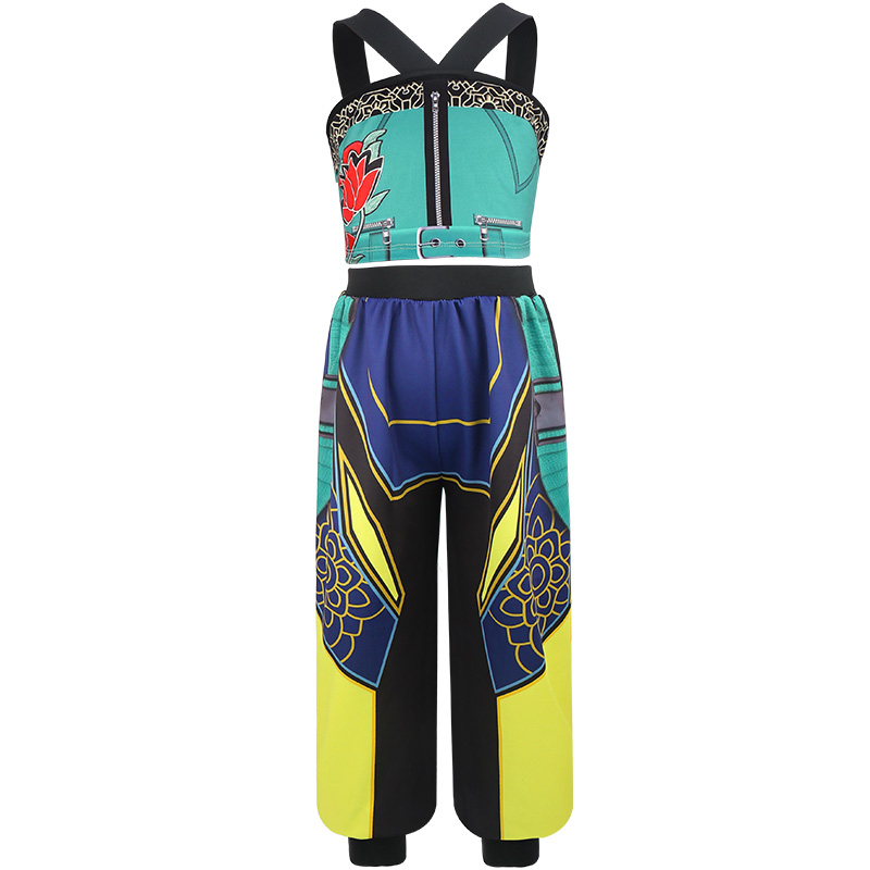 Kinderen meisje Kpop Demon Hunter Rollenspel Rumi Rollenspel Kostuum Set Kinder Show Kostuum Halloween Party Set