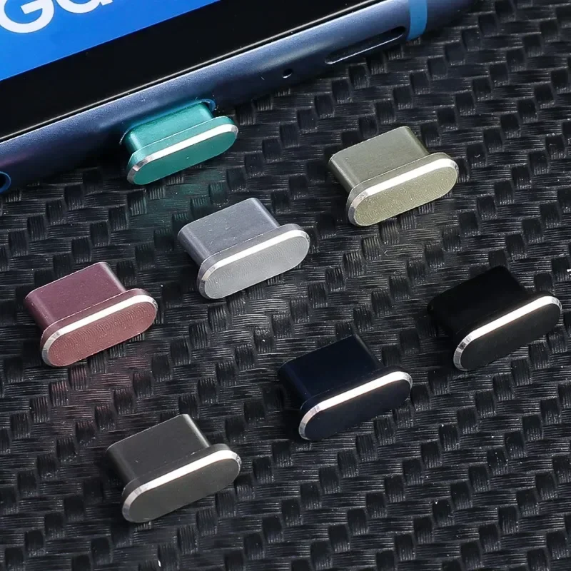 1/4 шт. металлическая пылезащитная заглушка USB типа C для iPhone 15 Pro Max Plus 15PM, защита порта зарядки типа C для мобильного телефона, крышка, пробка