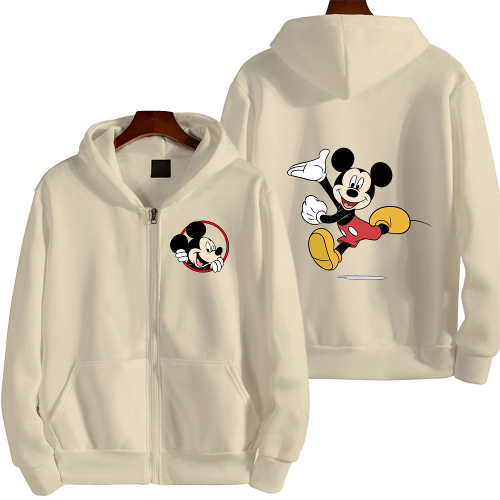 Moletom feminino Disney Mickey Mouse Gráfico Todos os itens Compre 1 Roupas autênticas e gratuitas Y2K Mulher Jaqueta com capuz de inverno
