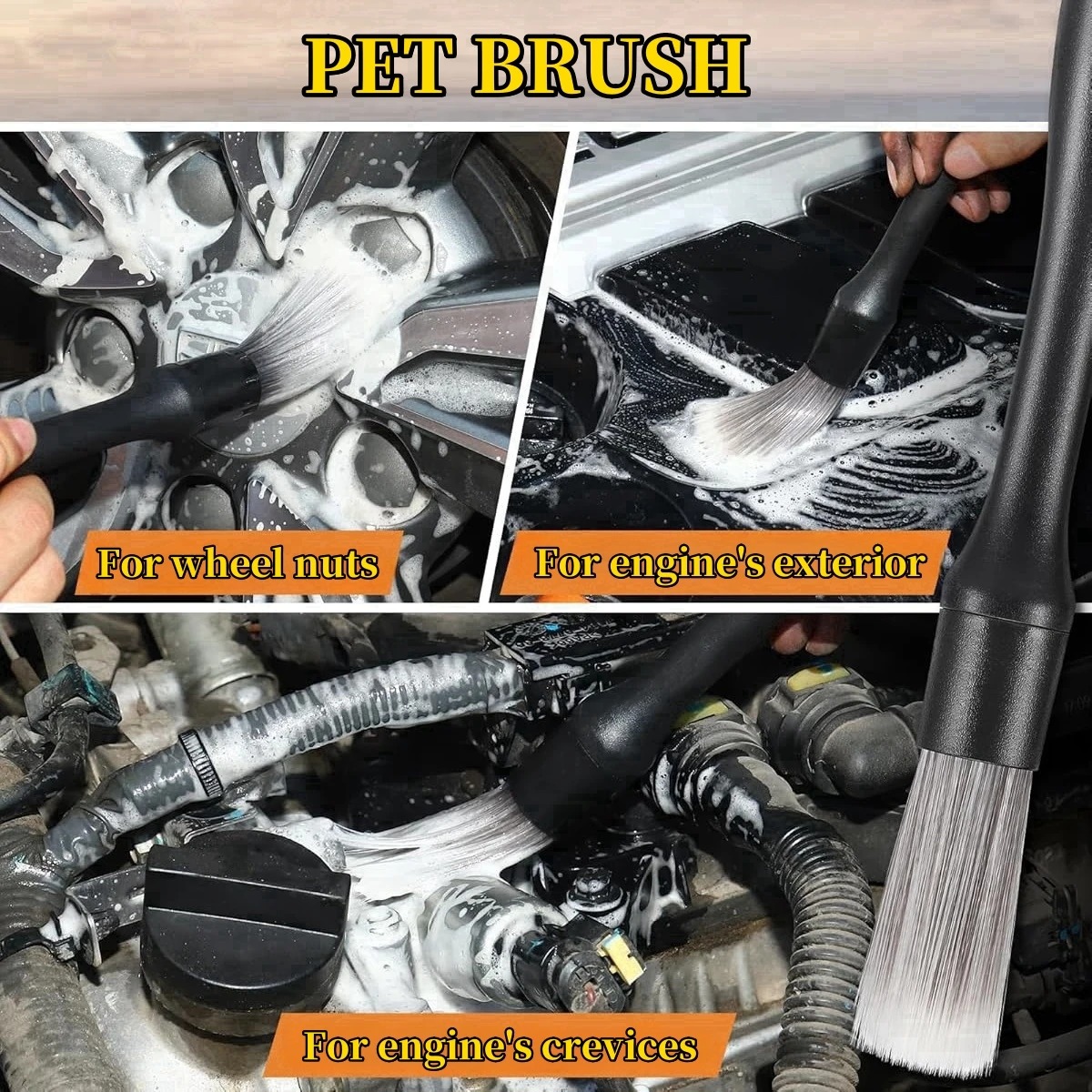 4-5 STUKS Auto Detaillering Borstel Set Airconditioning Vent Schoon Spleet Sweep Stof Duster Auto Interieur met Borstel wasstraat Tool Set