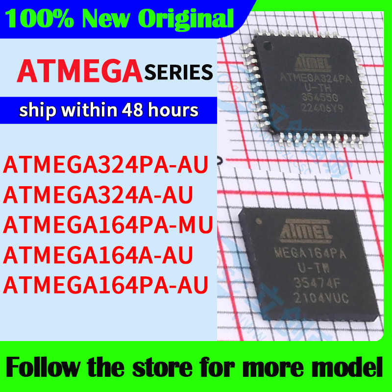 ATMEGA324PA-AU ATMEGA324A-AU ATMEGA164PA-MU ATMEGA164PA-AU В наличии 48-часовая доставка