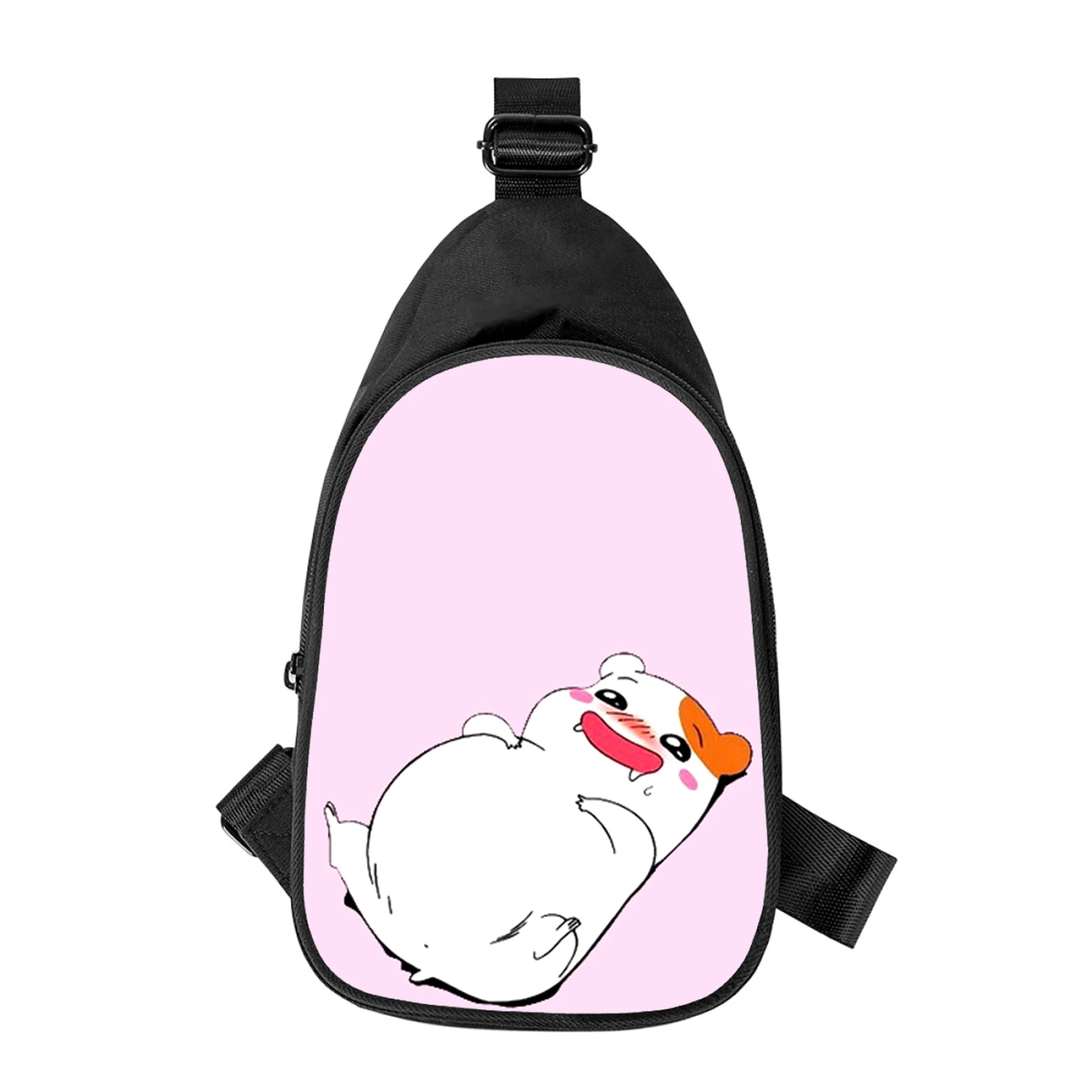 ANIME NETTE Oruchuban Ebichu 3D Neue Männer Kreuz Brust Tasche Diagonal Frauen Schulter Tasche Mann Schule Taille Pack Männliche brust pack