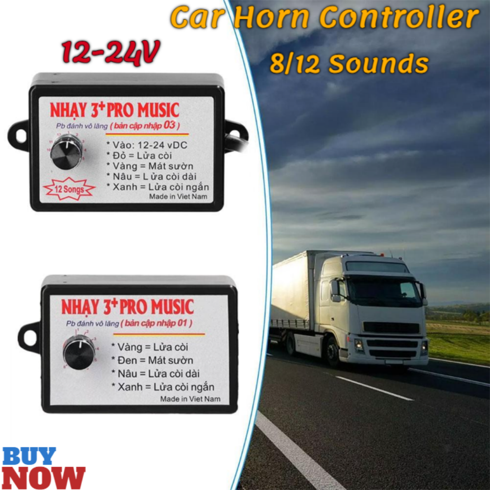 新しいハイエンド 12 V-24 V 8 & 12 サウンドミュージカル電子ホーンコントローラ 3 + プロホーンスピーカーサウンドコントロール車のトラックマリンボート