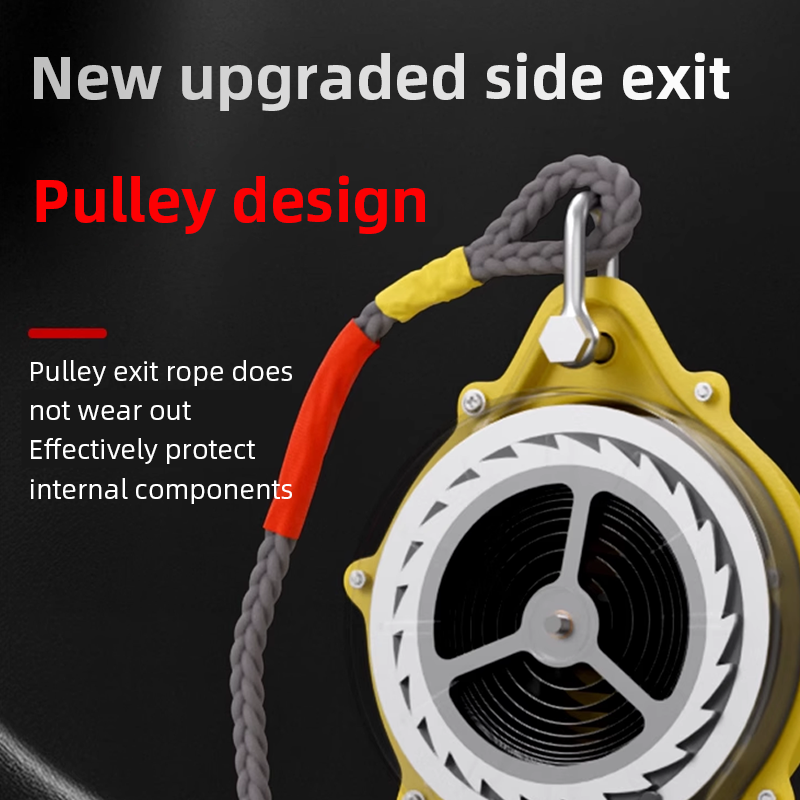 5M/10M/15M Height Safety Fall Protector Automatic Lock System for Tower Crane Operation Freight Elevator Maintenance Rescue Gear