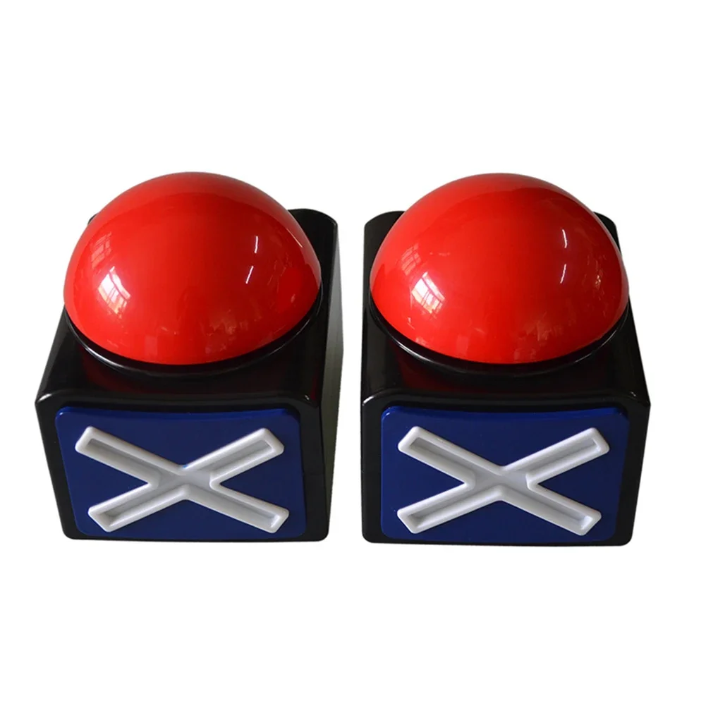 4-1PCS การศึกษาคําตอบ Buzzer Interactive เกมตอบ Buzzers สําหรับเด็กมีส่วนร่วมการเรียนรู้เกมครอบครัวแบบทดสอบแสดงนาฬิกาปลุก Buzzer