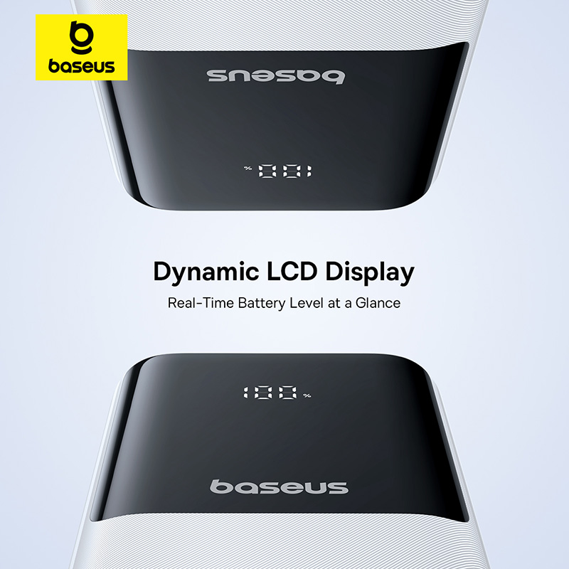 Baseus Power Bank 20000mAh PD 22.5W Fast Charging Phone External Battery Powerbank Charger for Xiaomi Poco iPhone Samsung iPad