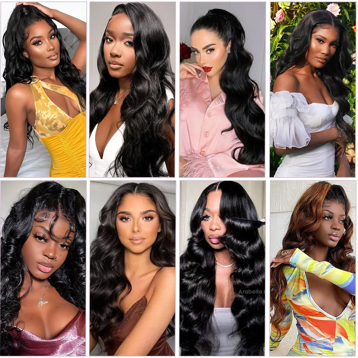 Onda do corpo pacotes de cabelo humano 100% não processado wavys duplo desenhado virgem pacotes tecer extensões cru 1/2/3 pacotes para mulher