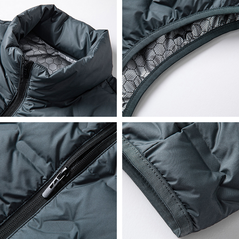 Winter Männer Ärmellose Weste Jacken Warme Wasserdichte Ultraleicht Puffer Weste Männer Casual Winddicht Verdicken Weste Marke Weste Männlich