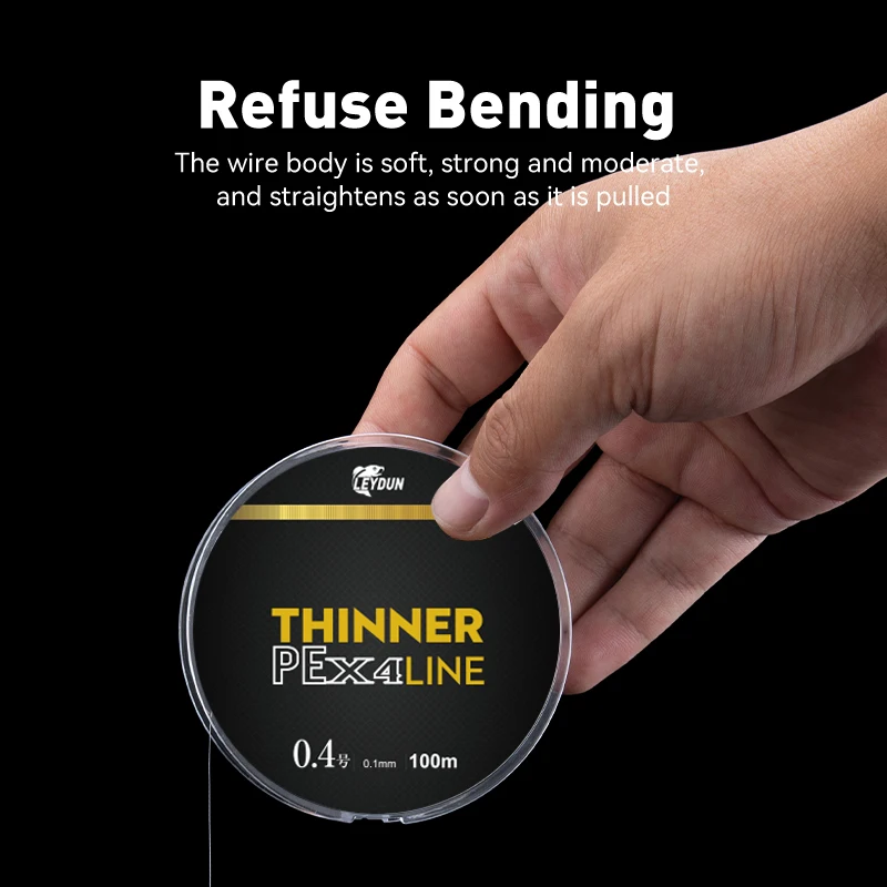 마이크로 THINNER 낚시 라인 100m 150m MT8 4 스트랜드 꼰 PE 일본 모노 필라멘트 낚시 라인 세트 잉어 플라이 낚시 와이어
