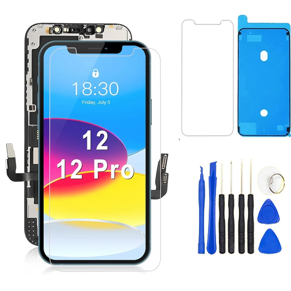 INCELL AAA + คุณภาพสําหรับiPhone 12 12Pro 12 ProจอแสดงผลLCD Touch Screen Digitizer Assemblyสําหรับ 12proหน้าจอ