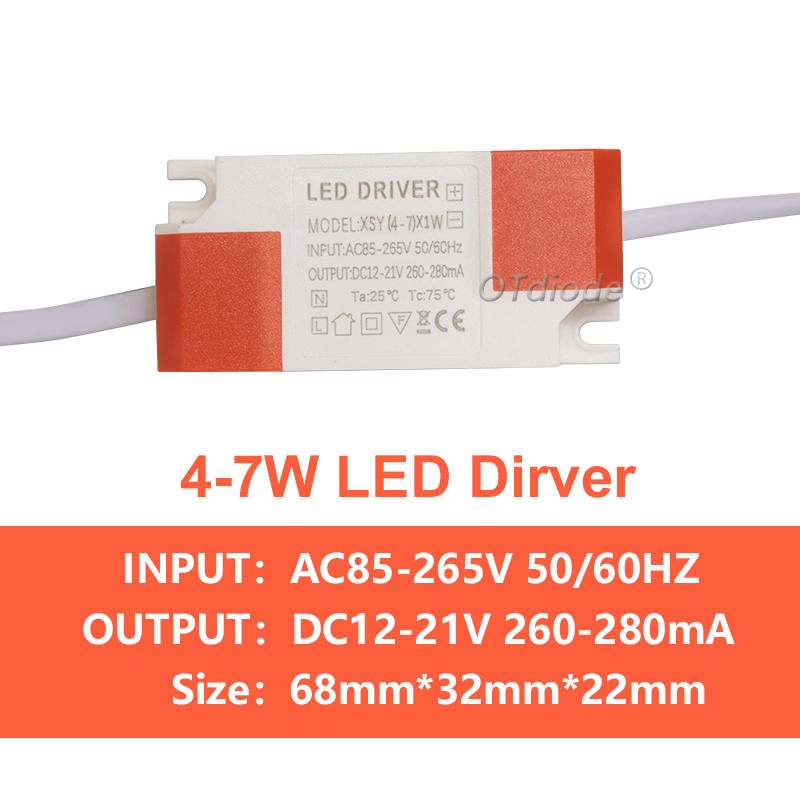 LED Driver Transformer 3W 5W 7W 12W 18W 20W 25W 36W 300mA Power Supply Constant Current Adapt 12v 24v For LED Lights DIY Panel
