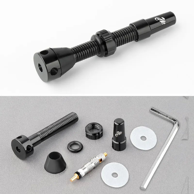 Válvulas Presta Deemount de 44/60mm para neumáticos sin cámara de carretera, vástago de aleación CNC, núcleo de latón, ciclismo DIY, reemplazo de boquilla F/V